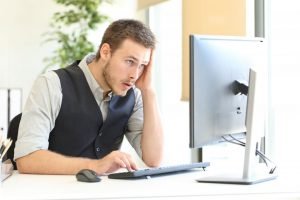 man computer
