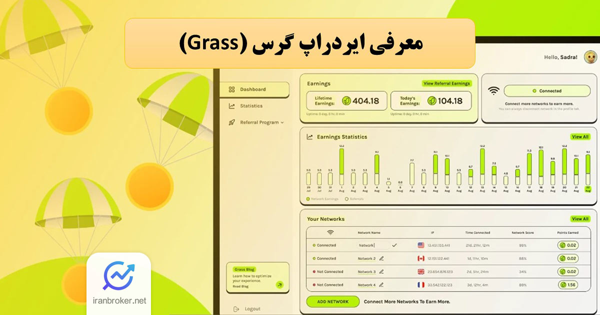 معرفی و راهنمای ایردراپ گرس